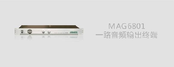 MAG6801单通道机架式网络化终端
